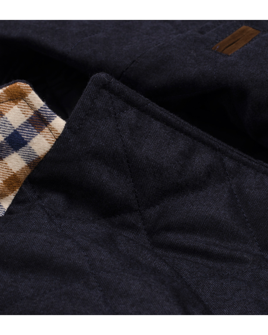 Herre | Jakker | Aquascutum | Flanell Quilt Jacket Navy