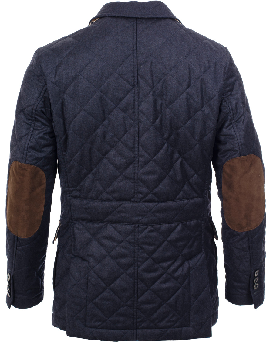 Herre | Jakker | Aquascutum | Flanell Quilt Jacket Navy