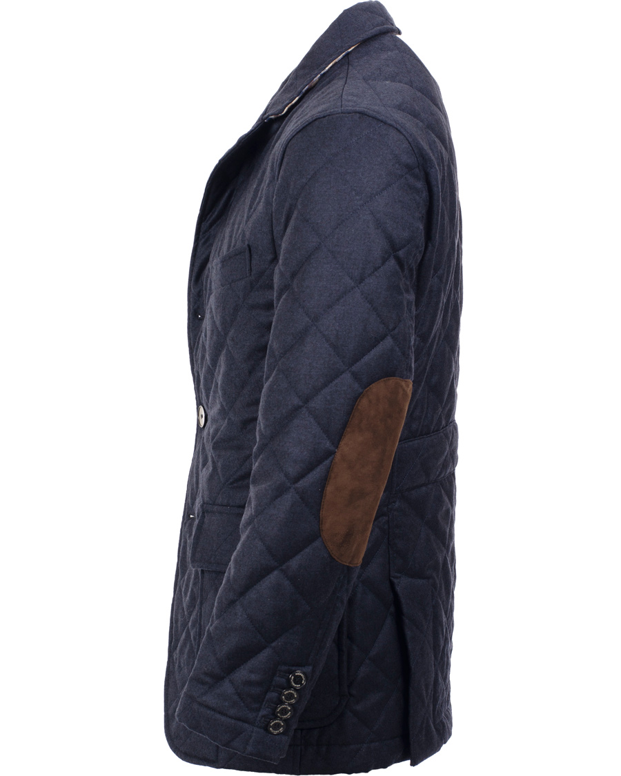 Herre | Jakker | Aquascutum | Flanell Quilt Jacket Navy