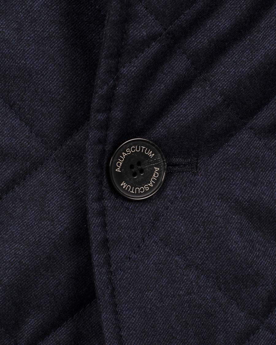 Herre | Jakker | Aquascutum | Flanell Quilt Jacket Navy