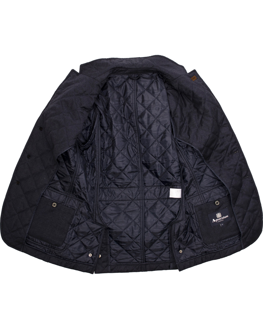 Herre | Jakker | Aquascutum | Flanell Quilt Jacket Navy