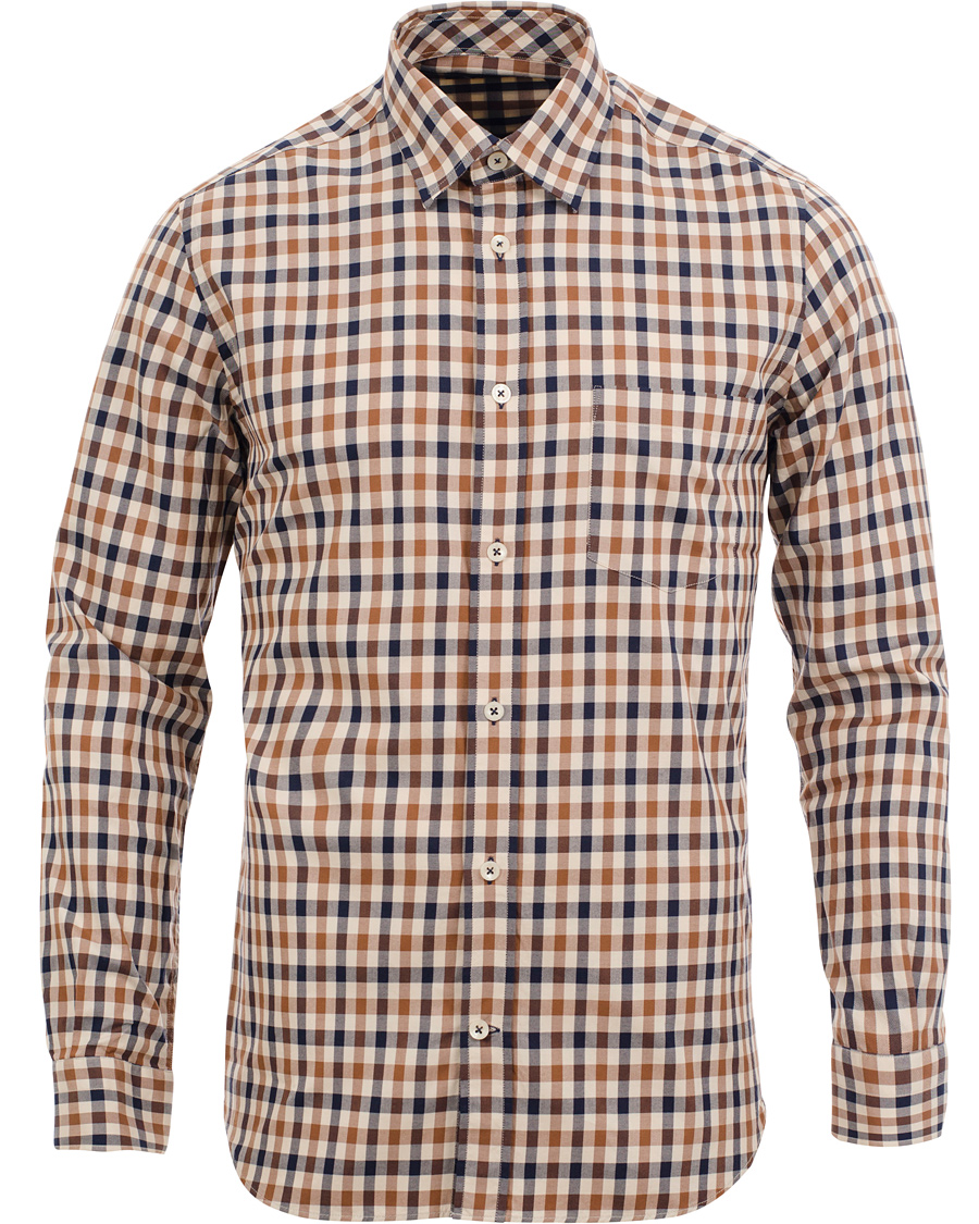 Herre | Skjorter | Aquascutum | Club Check Shirt Vicuna