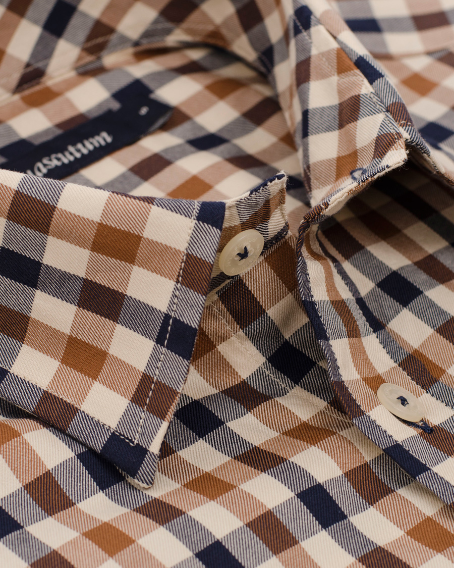 Herre | Skjorter | Aquascutum | Club Check Shirt Vicuna