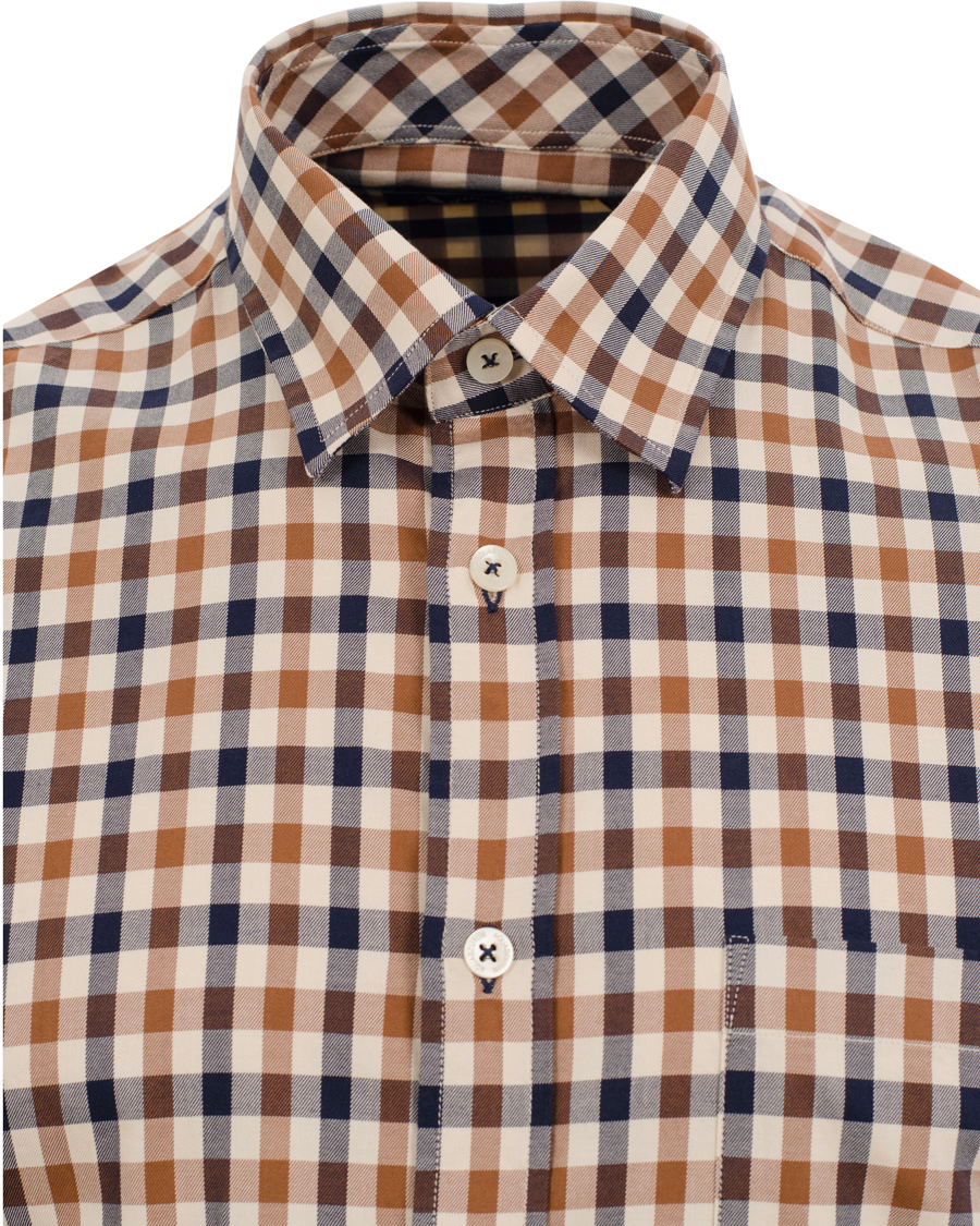 Herre | Skjorter | Aquascutum | Club Check Shirt Vicuna