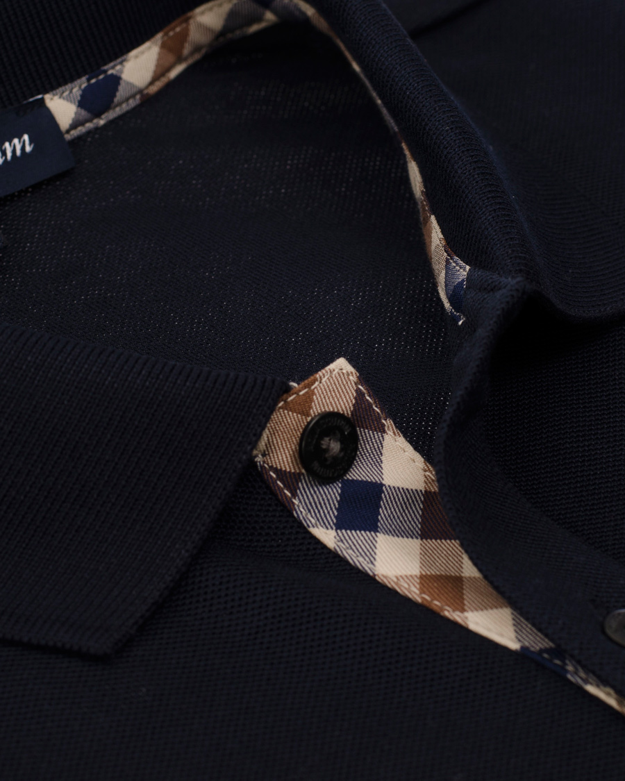 Herre | Trøjer | Aquascutum | Long Sleeve Polo Navy