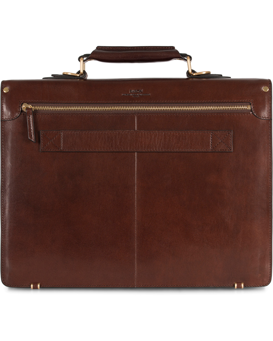 Herre | Baron Classic Briefcase Brown Leather | Baron | Classic Briefcase Brown Leather