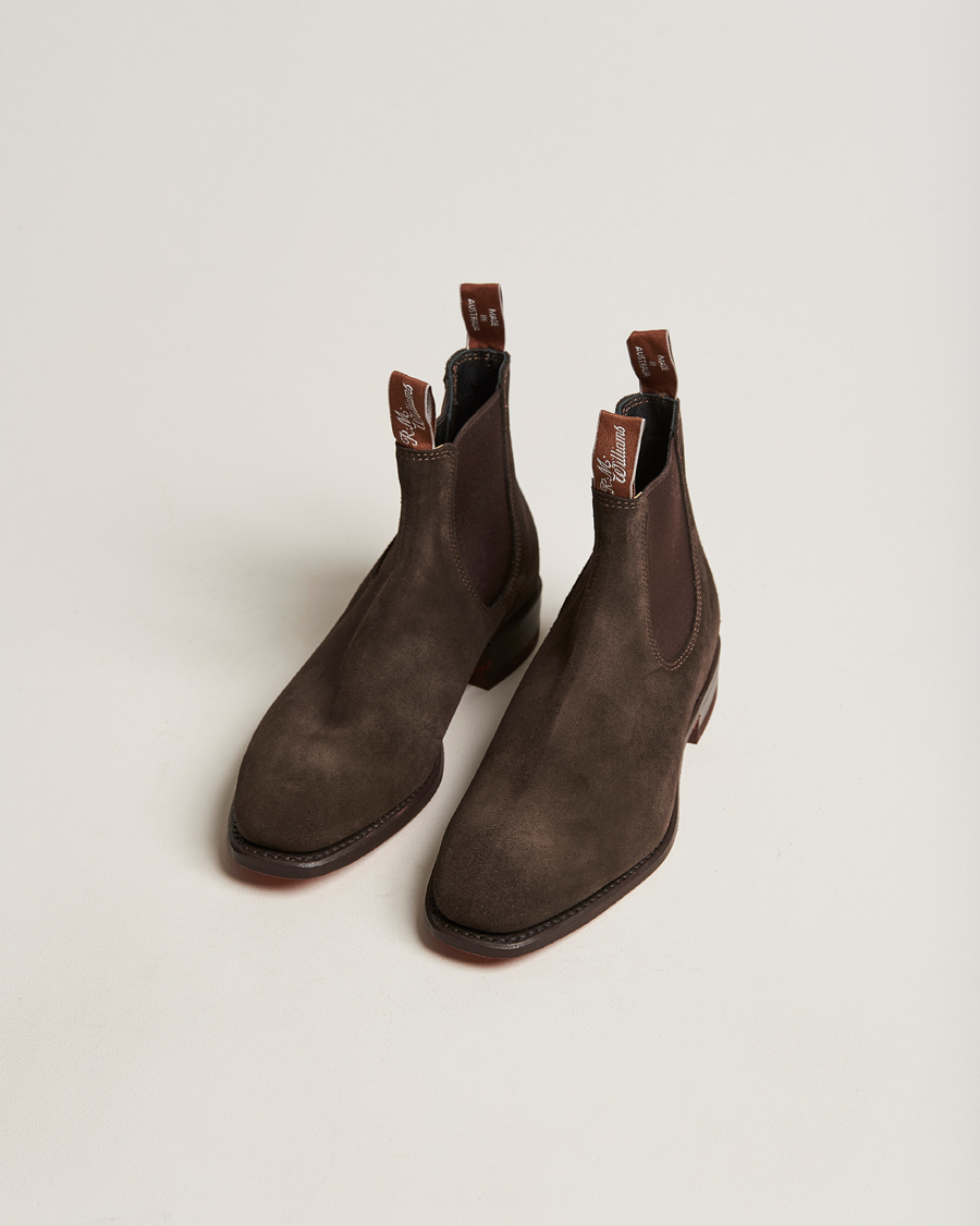 Herre | R.M.Williams Craftsman G Boot Suede Chocolate | R.M.Williams | Craftsman G Boot Suede Chocolate