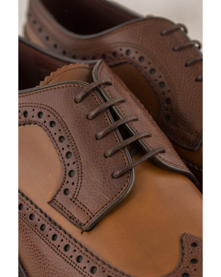 Herre | Loake 1880 Taunton Brogue Dark Brown Grain Calf | Loake 1880 | Taunton Brogue Dark Brown Grain Calf