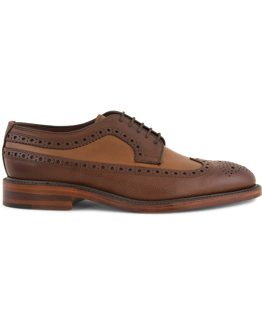 Herre | Loake 1880 Taunton Brogue Dark Brown Grain Calf | Loake 1880 | Taunton Brogue Dark Brown Grain Calf