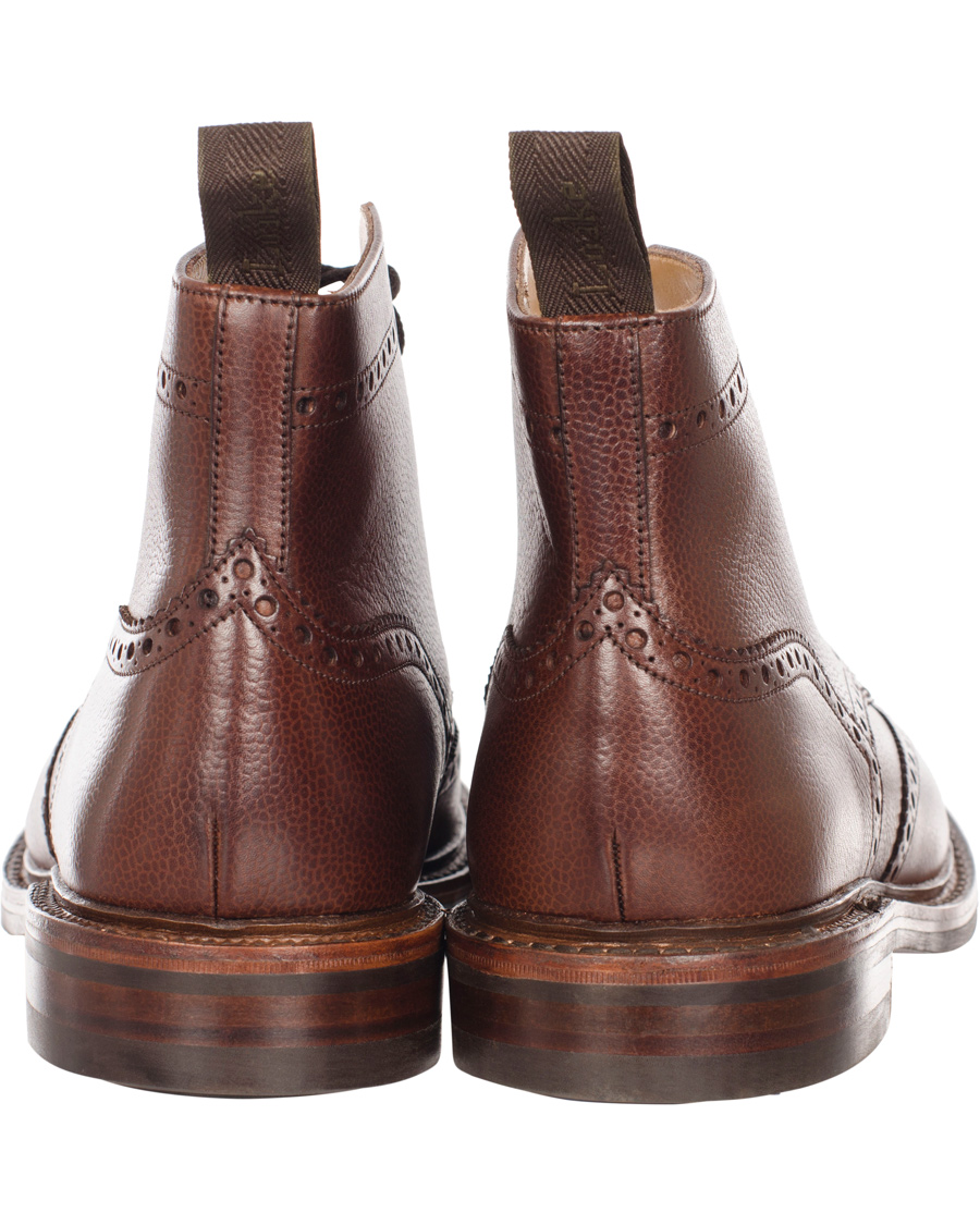 Herre | Loake 1880 Fairdford Brogue Boot Dark Brown Grain Calf | Loake 1880 | Fairdford Brogue Boot Dark Brown Grain Calf
