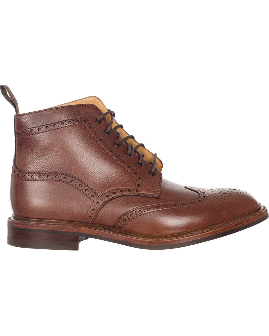 Herre | Loake 1880 Fairdford Brogue Boot Dark Brown Grain Calf | Loake 1880 | Fairdford Brogue Boot Dark Brown Grain Calf