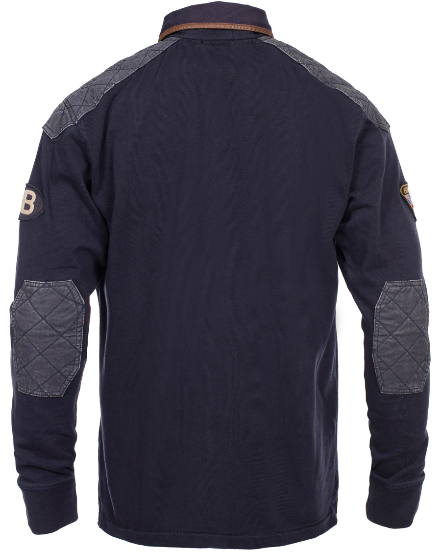 Herre | Trøjer | Hackett | Union Jack Patch Rugby Navy