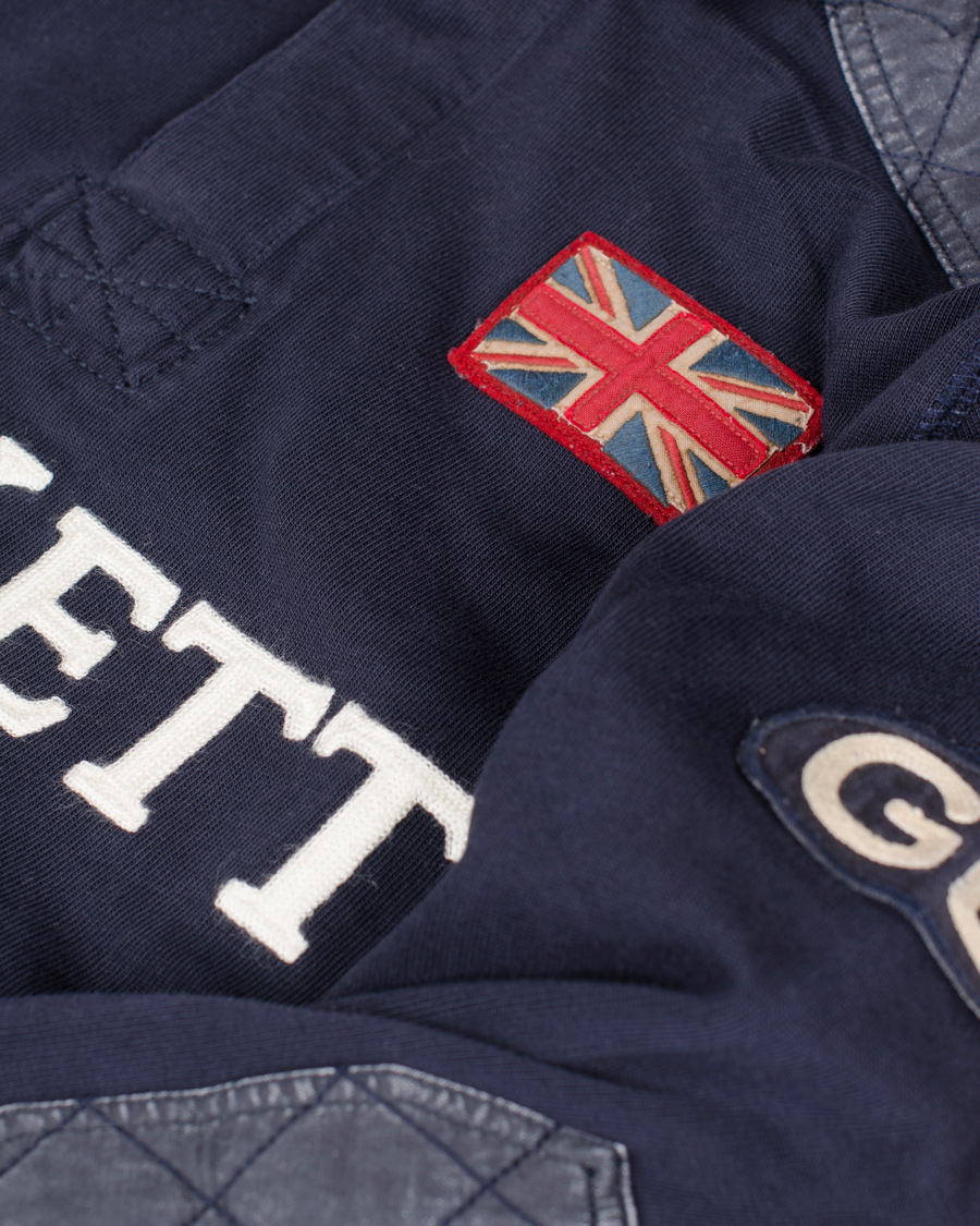 Herre | Trøjer | Hackett | Union Jack Patch Rugby Navy