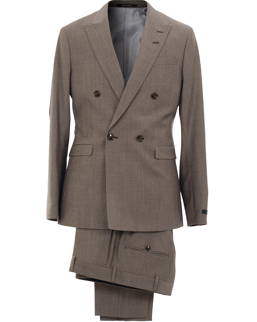 Herre | Jakkesæt | Tiger of Sweden | Dane Double Brested Suit Light Brown