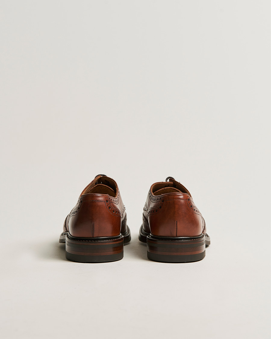 Herre | Brogues | Loake 1880 | Chester Brogue Mahogany Burnished Calf