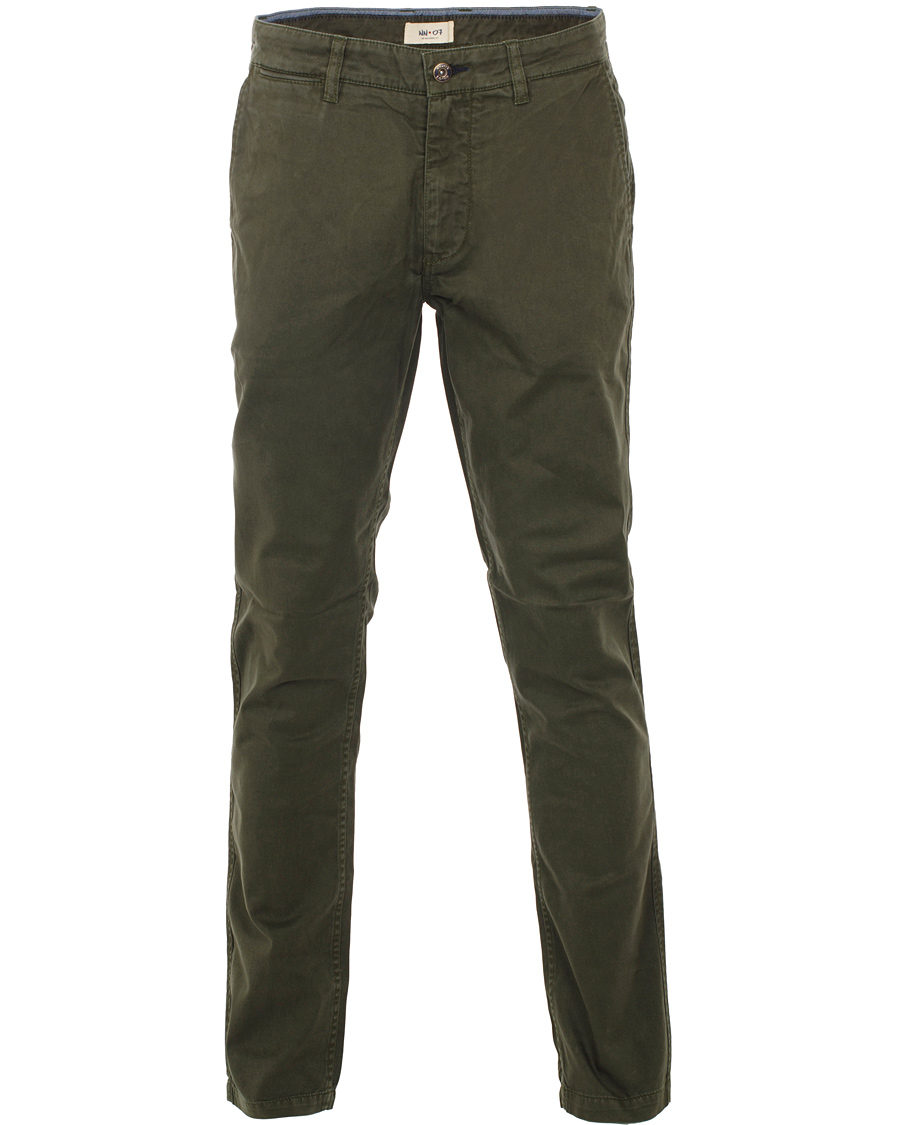 Herre | Bukser | NN07 | New Stretch Chino Marco 1001 Dark Army