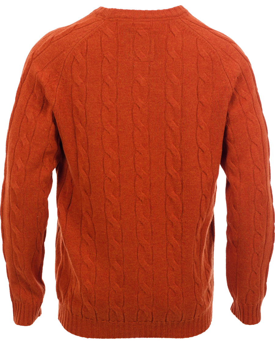 Herre | Trøjer | Lexington | Andrew Cable Roundneck Orange Ketchup