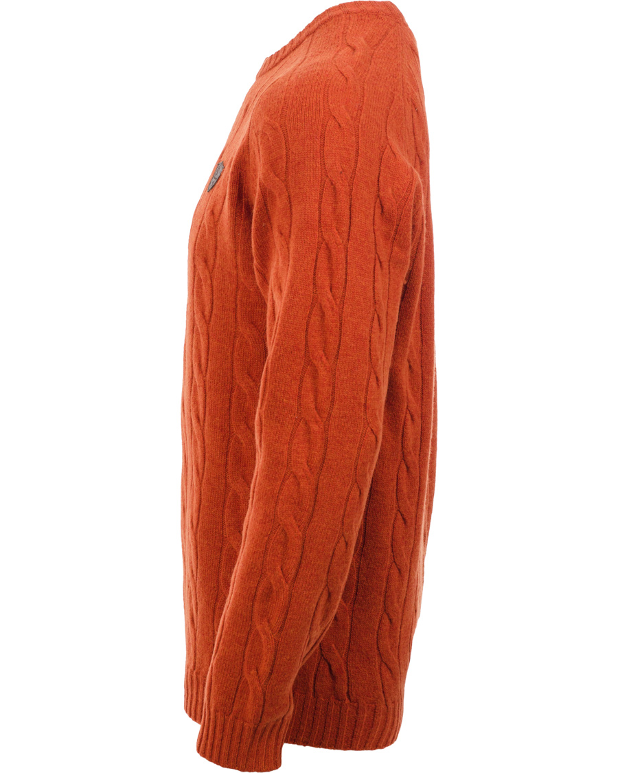 Herre | Trøjer | Lexington | Andrew Cable Roundneck Orange Ketchup
