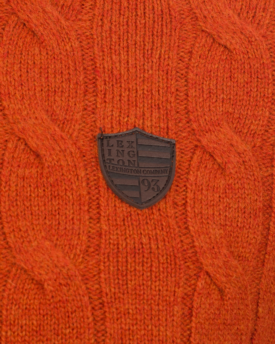 Herre | Trøjer | Lexington | Andrew Cable Roundneck Orange Ketchup