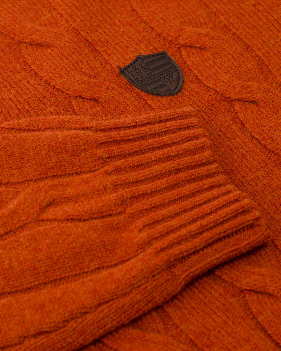 Herre | Trøjer | Lexington | Andrew Cable Roundneck Orange Ketchup