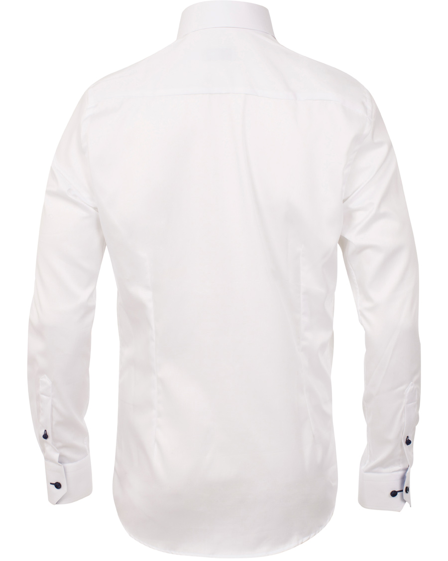 Herre | Skjorter | Eton | Slim Fit Holiday Shirt Red Ribbon White