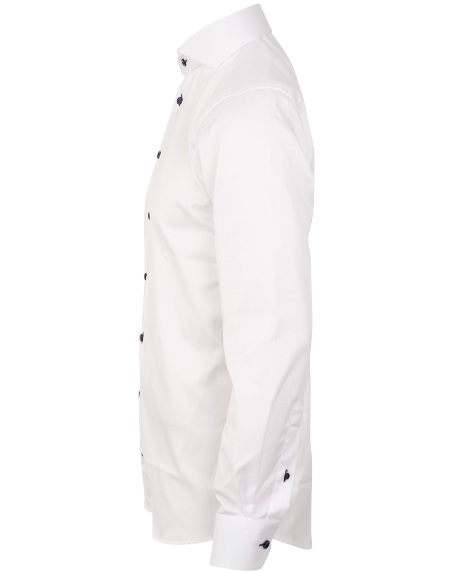 Herre | Skjorter | Eton | Slim Fit Holiday Shirt Red Ribbon White