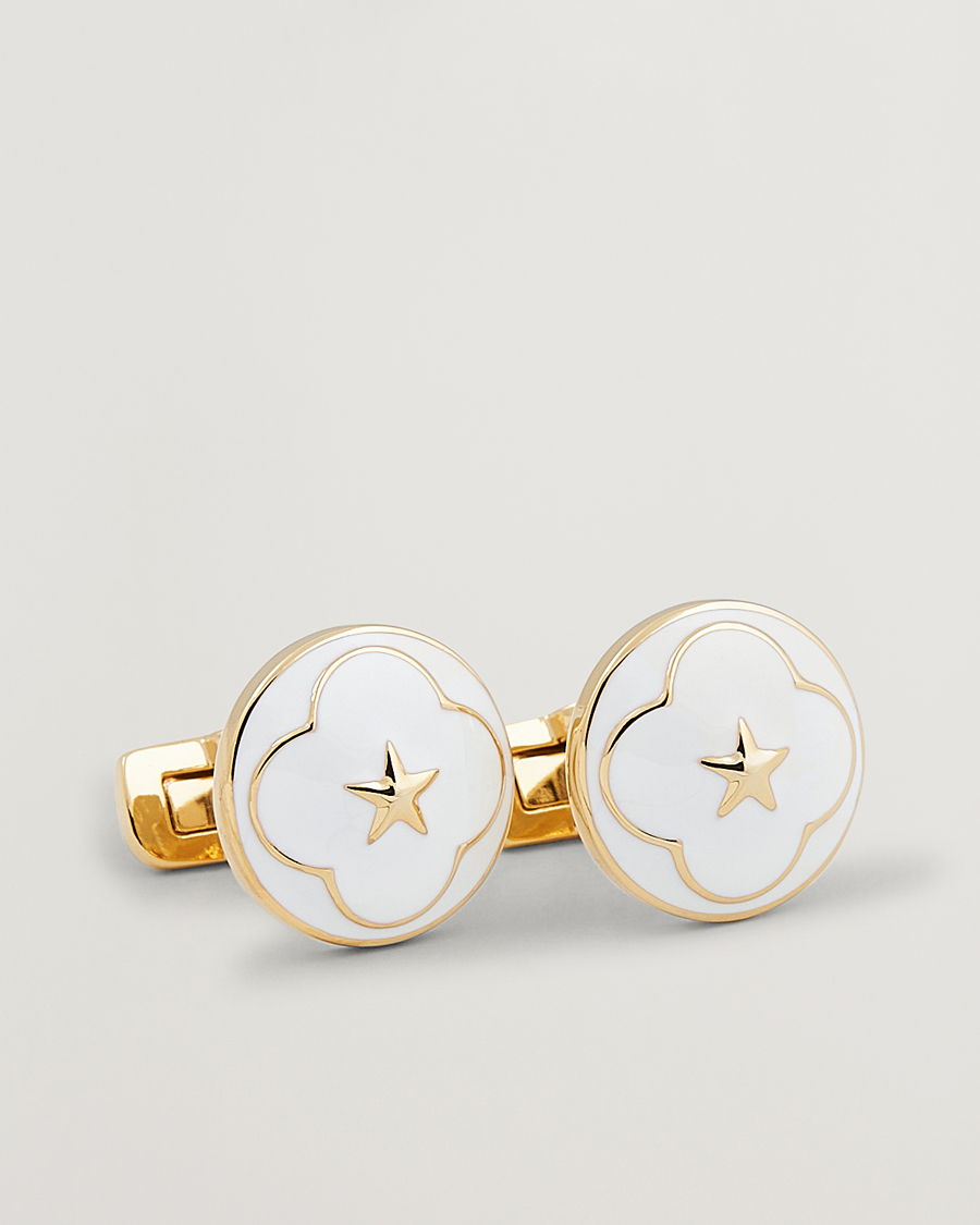 Herre | Skultuna Cuff Links Polar Star White | Skultuna | Cuff Links Polar Star White