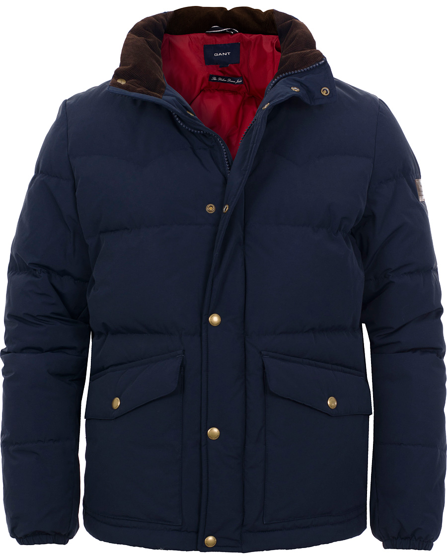 Herre | Jakker | GANT | The Yoker Down Jacket Dark Blue