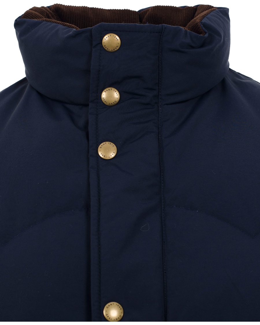 Herre | Jakker | GANT | The Yoker Down Jacket Dark Blue