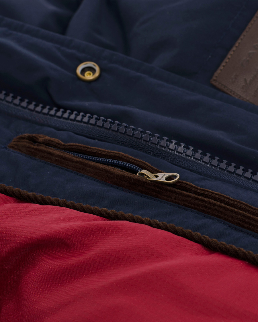 Herre | Jakker | GANT | The Yoker Down Jacket Dark Blue