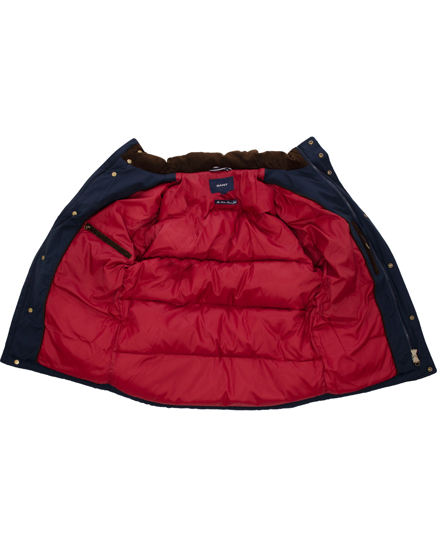 Herre | Jakker | GANT | The Yoker Down Jacket Dark Blue