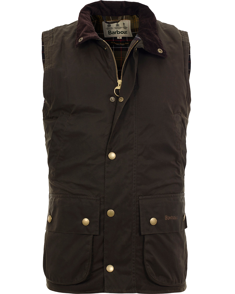 Herre | Jakker | Barbour Lifestyle | New Westmorland Waxed Vest Olive
