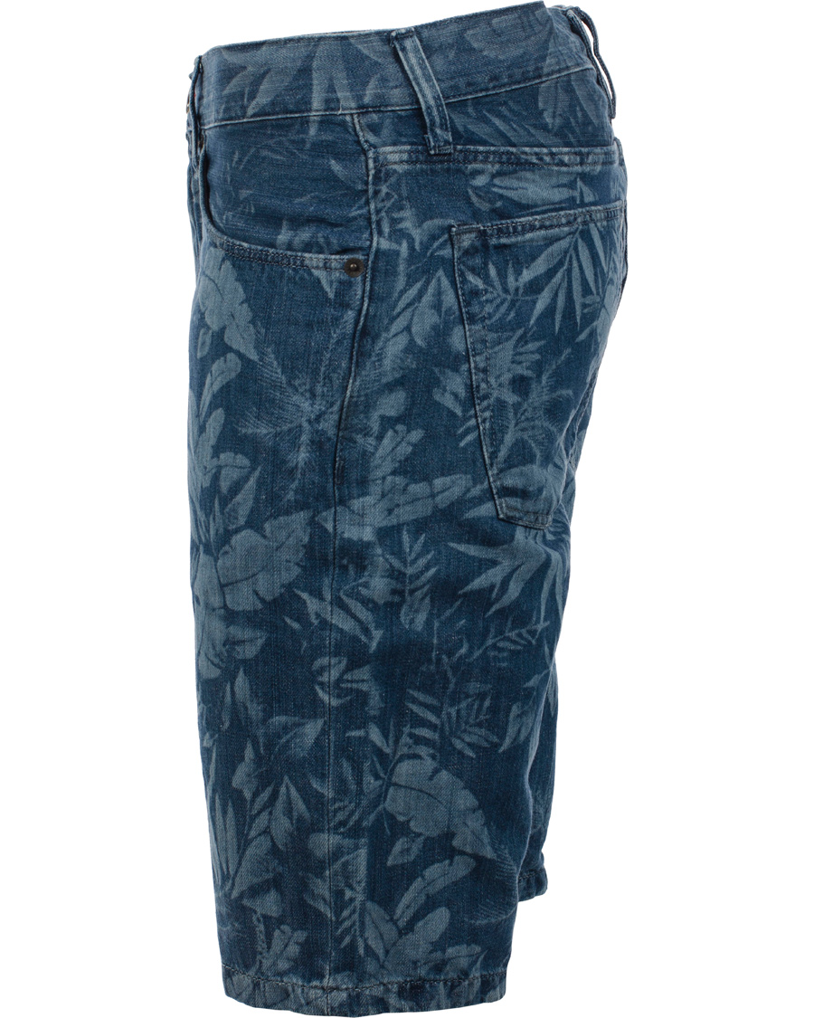 Herre | Shorts | Tommy Hilfiger | Hudson Printed Jeans Shorts Blue