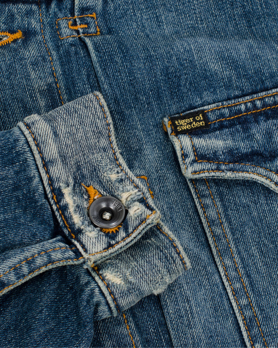 Herre | Jakker | Tiger of Sweden Jeans | Gecko Jeans Jacket Laundry Blue