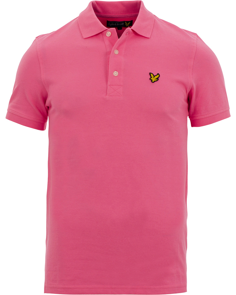 Herre | Polotrøjer | Lyle & Scott | Plain Pique Polo Shirt Hot Pink