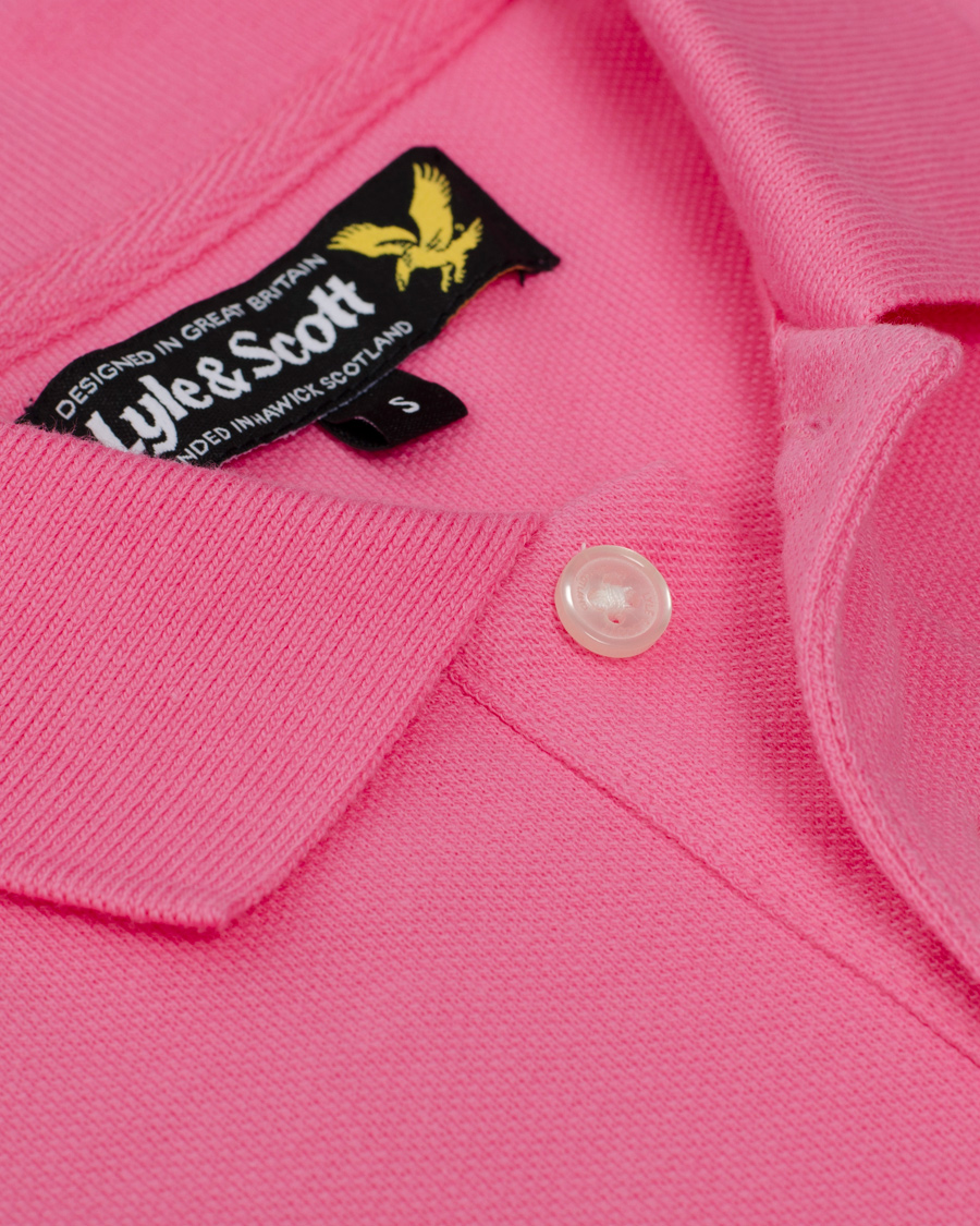 Herre | Polotrøjer | Lyle & Scott | Plain Pique Polo Shirt Hot Pink