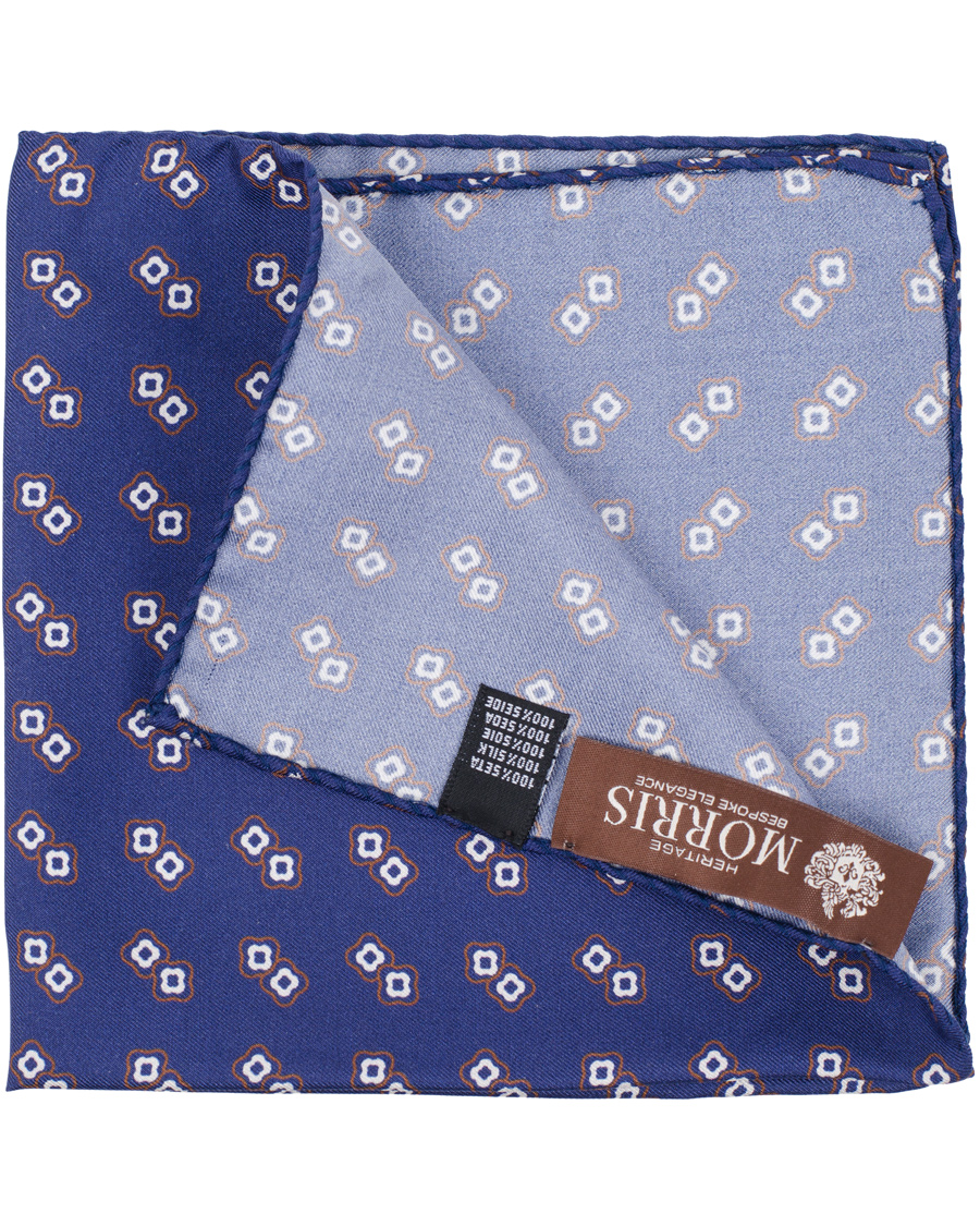 Herre | Morris Heritage Flower Pouchette Navy | Morris Heritage | Flower Pouchette Navy