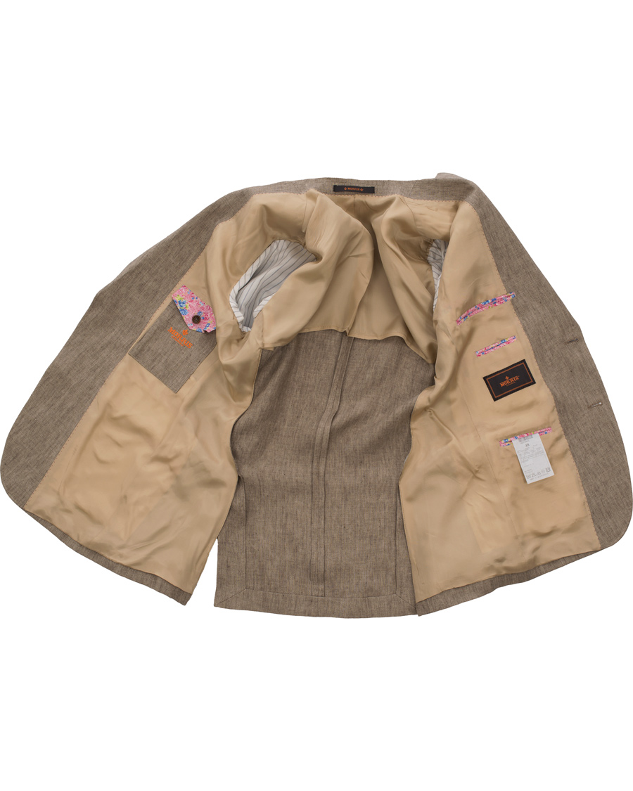 Herre | Blazere & jakker | Morris | Marlow Herringbone Linen Blazer Khaki