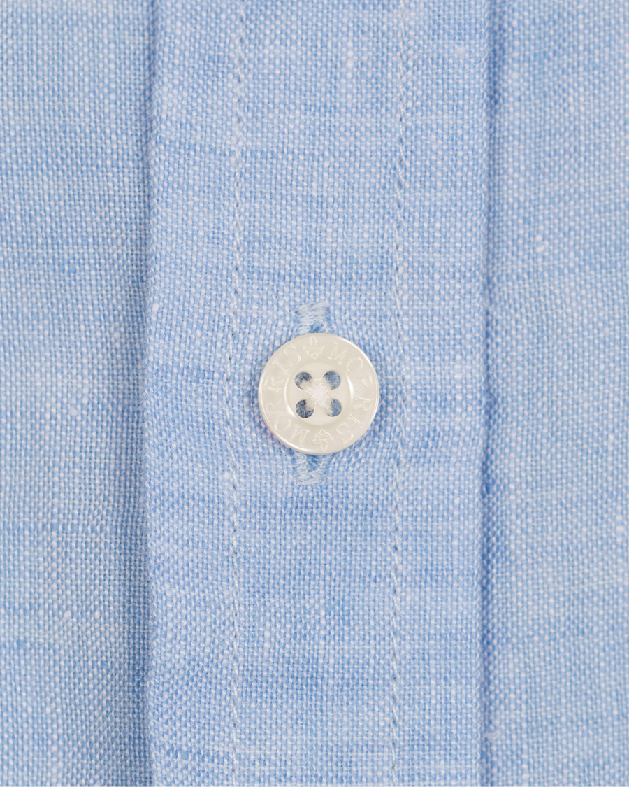 Herre | Skjorter | Morris | Douglas Linen Shirt Light Blue