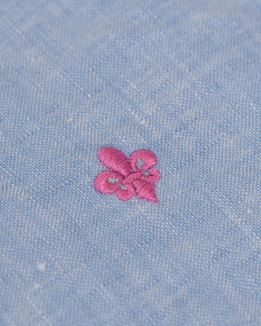 Herre | Skjorter | Morris | Douglas Linen Shirt Light Blue