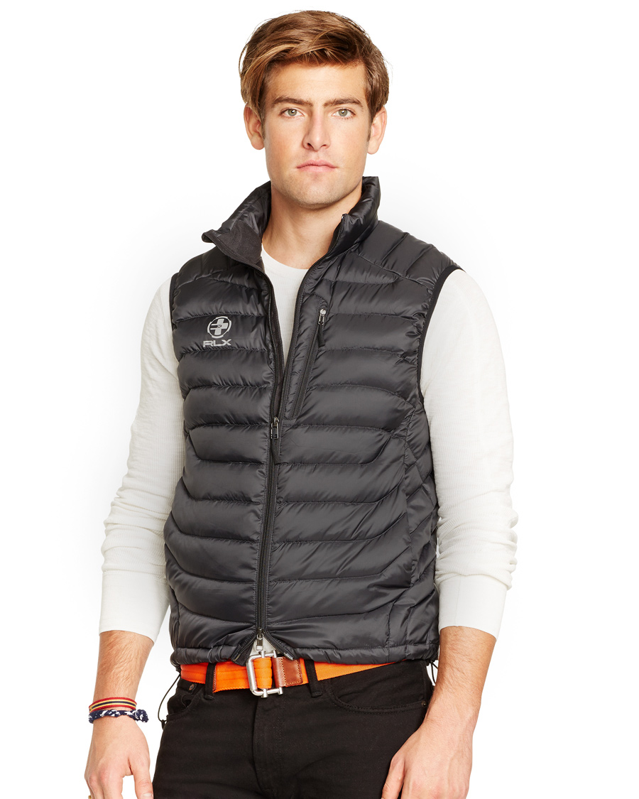 Herre | Jakker | Polo Ralph Lauren | Aerial Down RLX Vest Polo Black