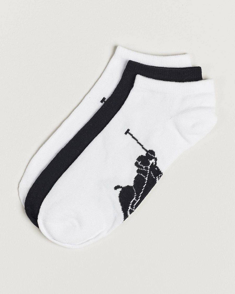 Herre | Undertøj | Polo Ralph Lauren | 3-Pack Sneaker Sock White/Black