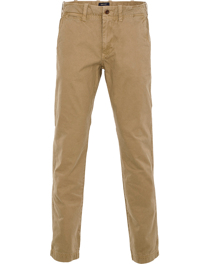 Herre | Bukser | GANT | Soho Broken In Twill Chino Safari Khaki