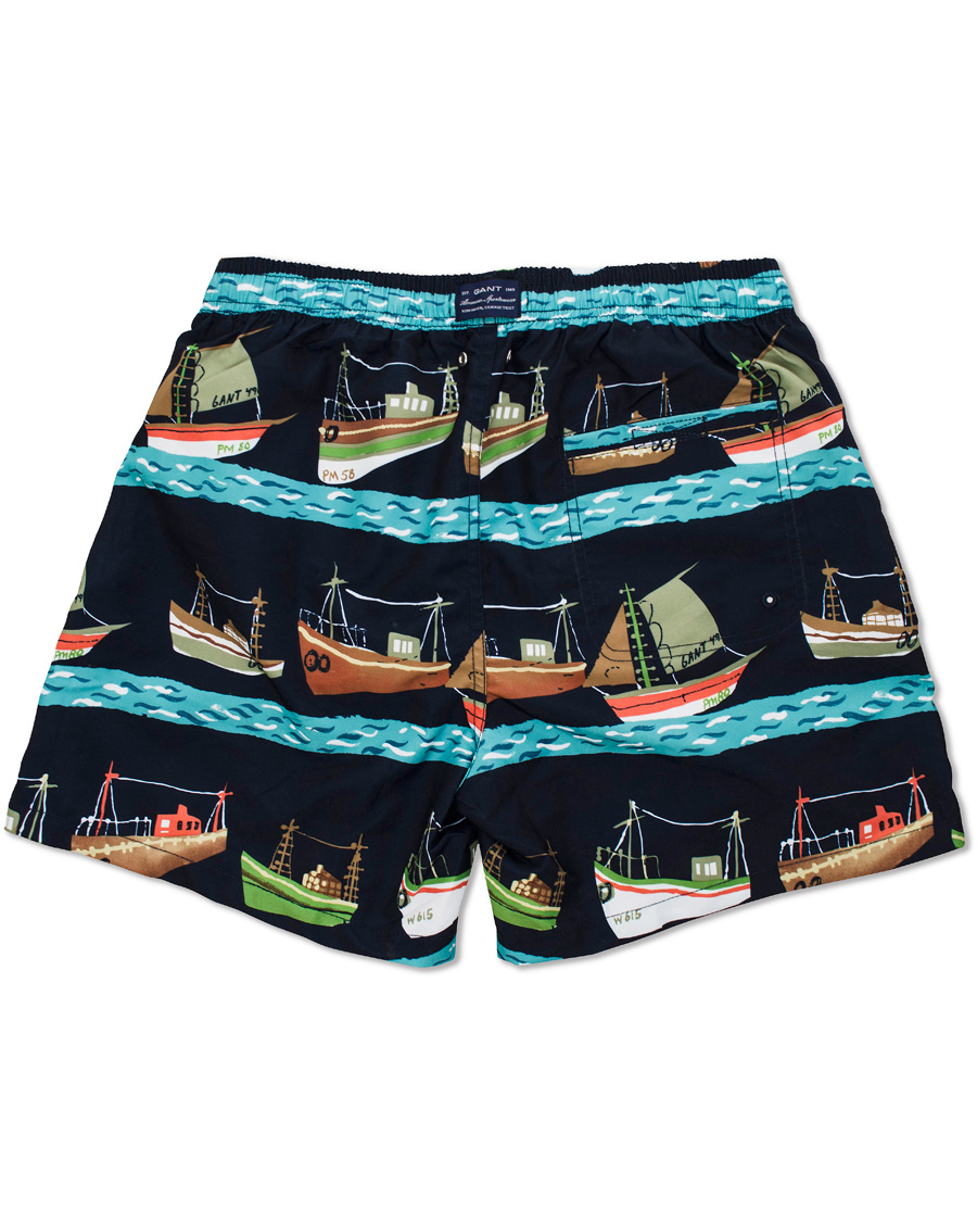 Herre | Badebukser | GANT | Vintage Sailrace Swim Boxer Classic Blue