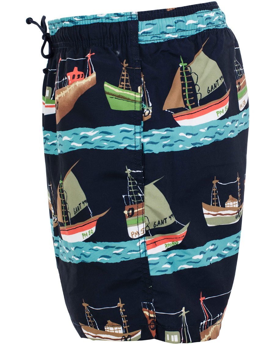 Herre | Badebukser | GANT | Vintage Sailrace Swim Boxer Classic Blue