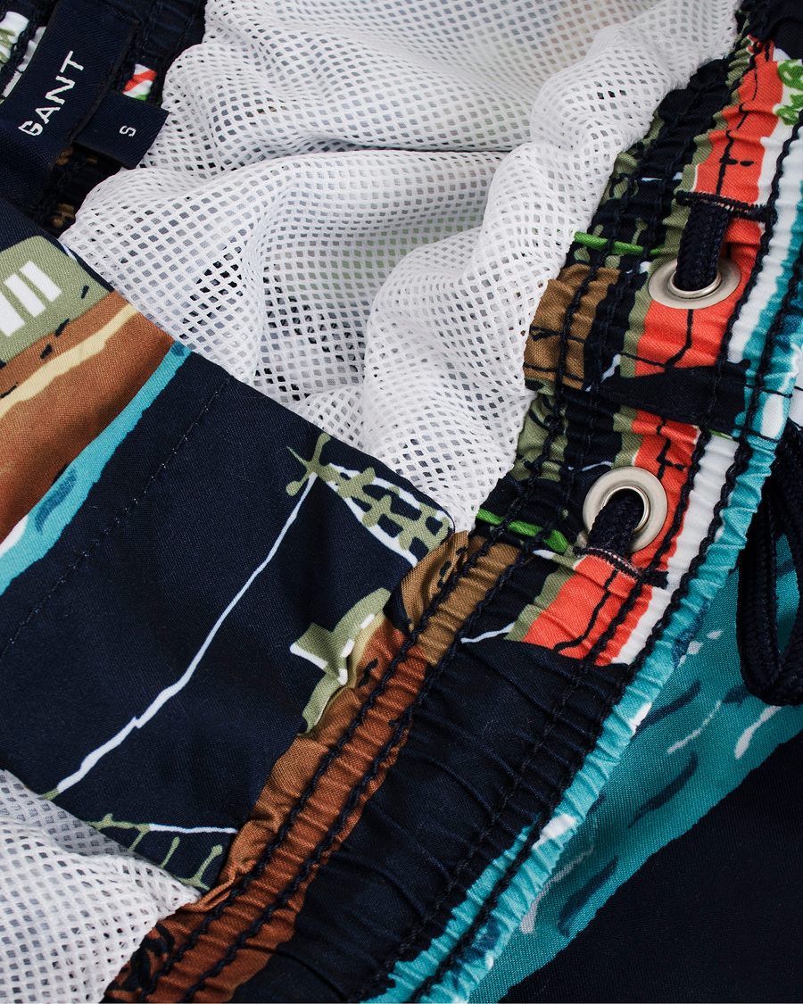 Herre | Badebukser | GANT | Vintage Sailrace Swim Boxer Classic Blue