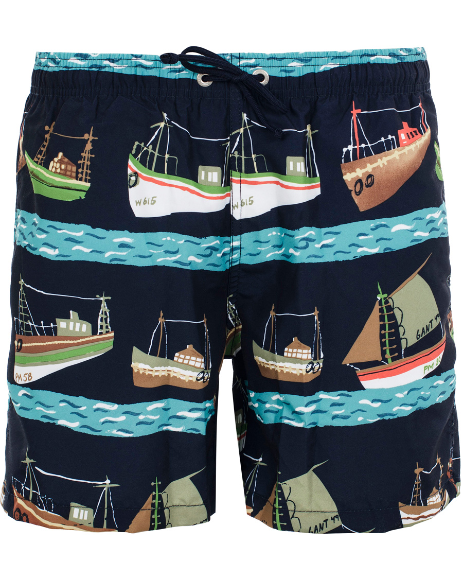 Herre | Badebukser | GANT | Vintage Sailrace Swim Boxer Classic Blue