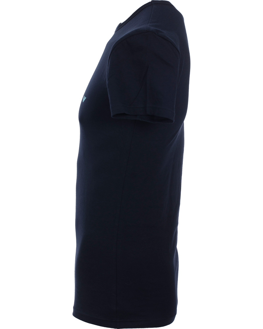 Herre | T-Shirts | Emporio Armani | 2-Pack T-shirt Regular Fit Navy/Blue