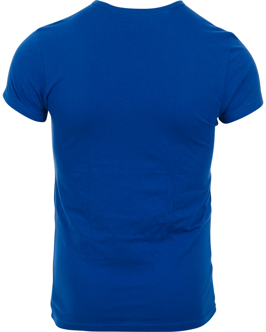 Herre | T-Shirts | Emporio Armani | 2-Pack T-shirt Regular Fit Navy/Blue