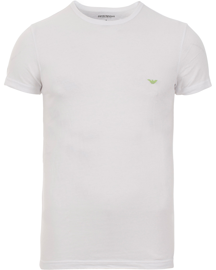 Herre | T-Shirts | Emporio Armani | 2-Pack T-shirt Regular Fit White/Black